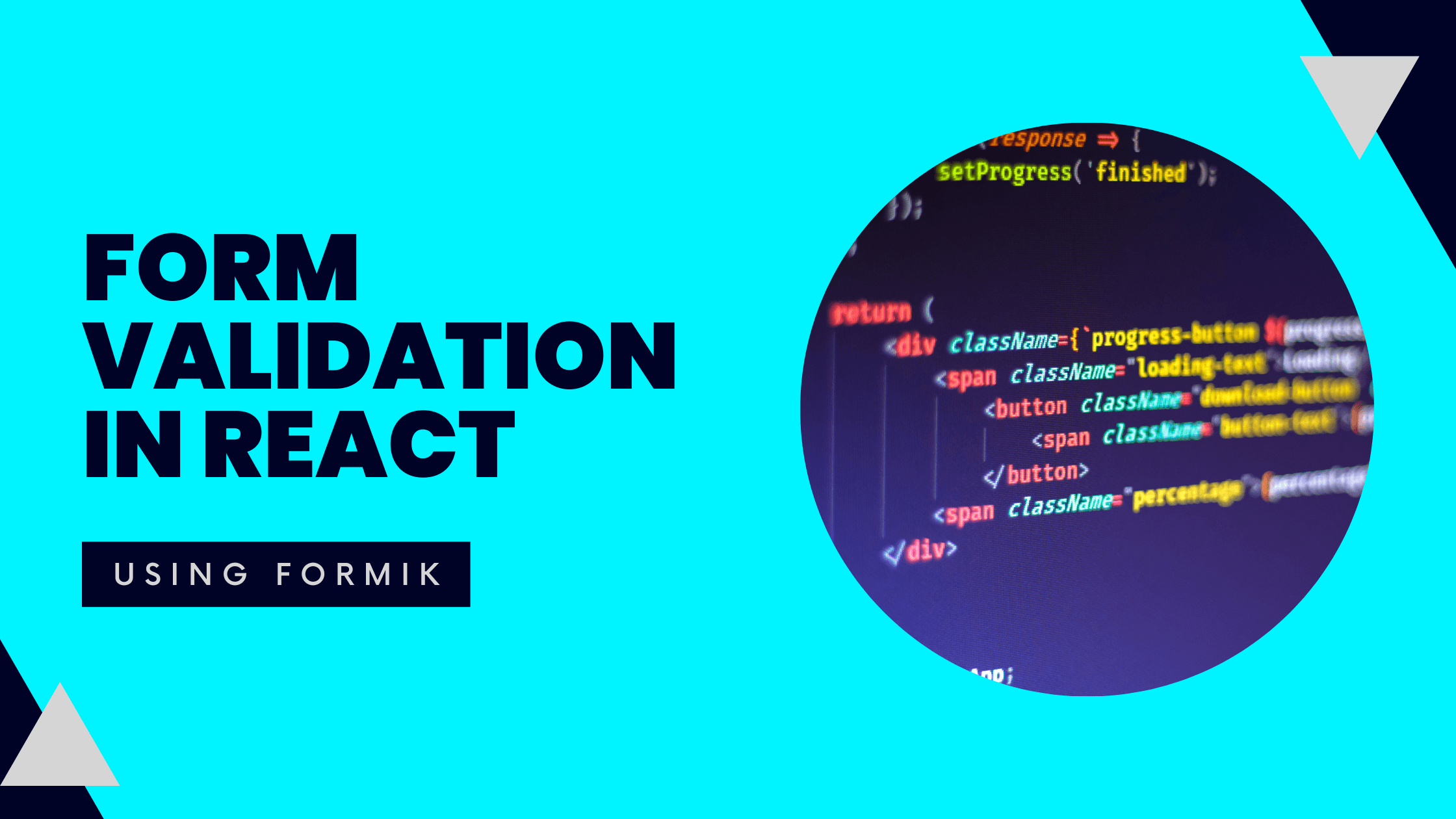 Form Validation in React Using Formik